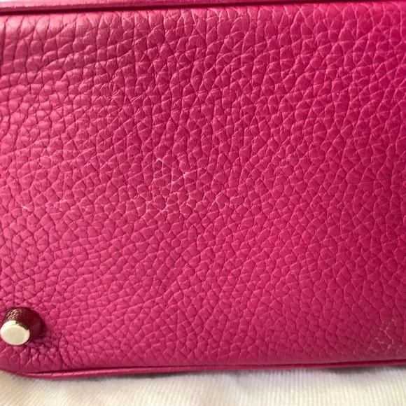 Christian Dior Pink/Magenta Lady Dior Bag Rare - Picture 10 of 11